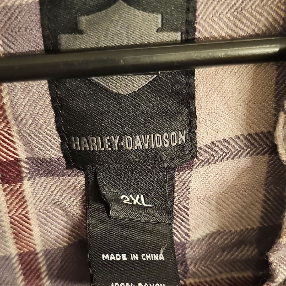 Harley-Davidson 2x Plaid Shirt - Picture 3 of 5